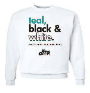 DMS TEAL BLACK WHITE BAND - Sweatshirts 2023